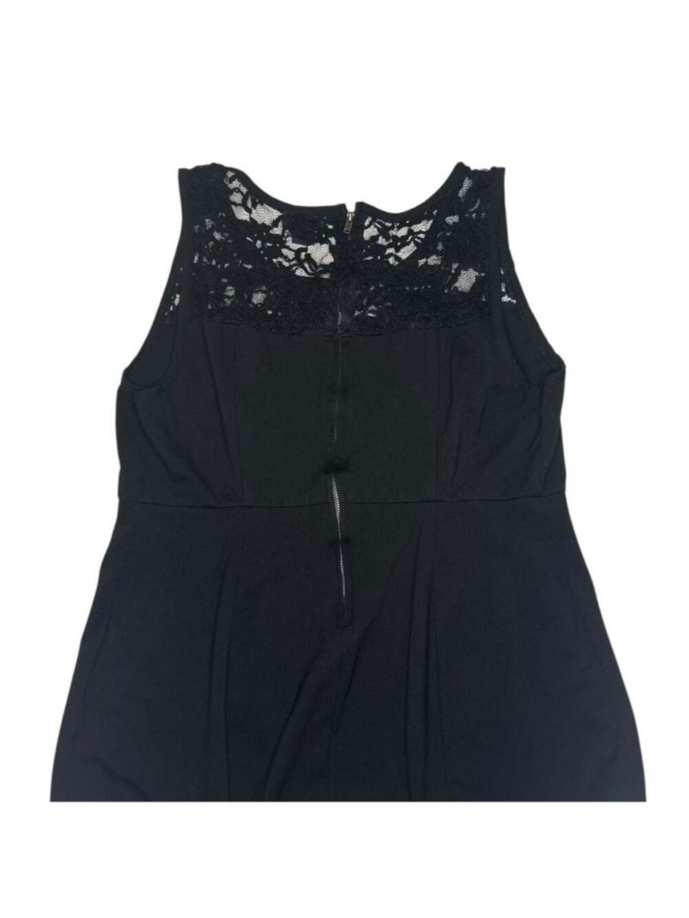 Torrid Black Lace Trim Sleeveless Sheath Bubble Dress Size 14 - Picture 4 of 10
